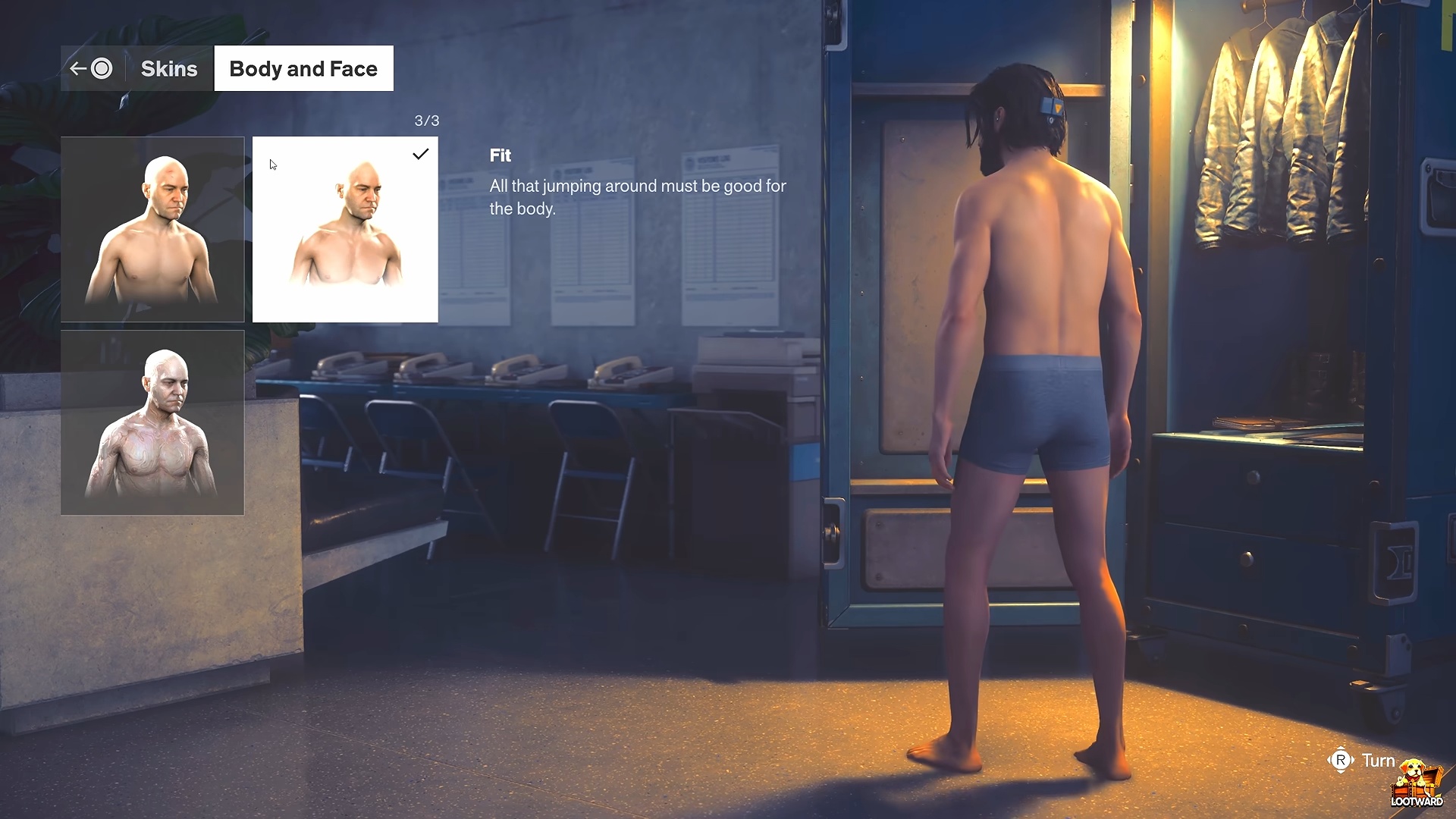 Fit selected in Body and Face menu