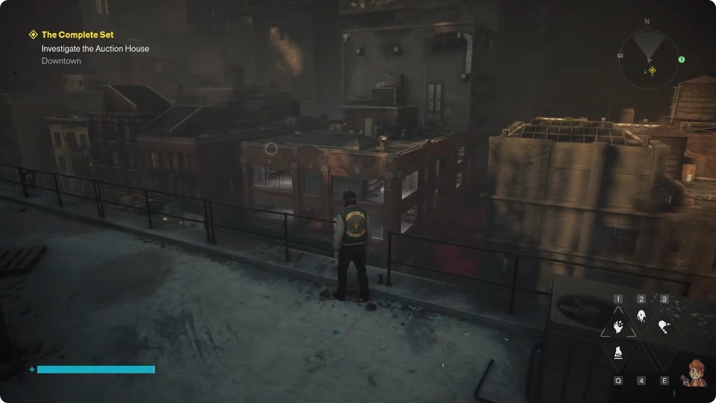 The rooftop approach toward the Auction House entrance