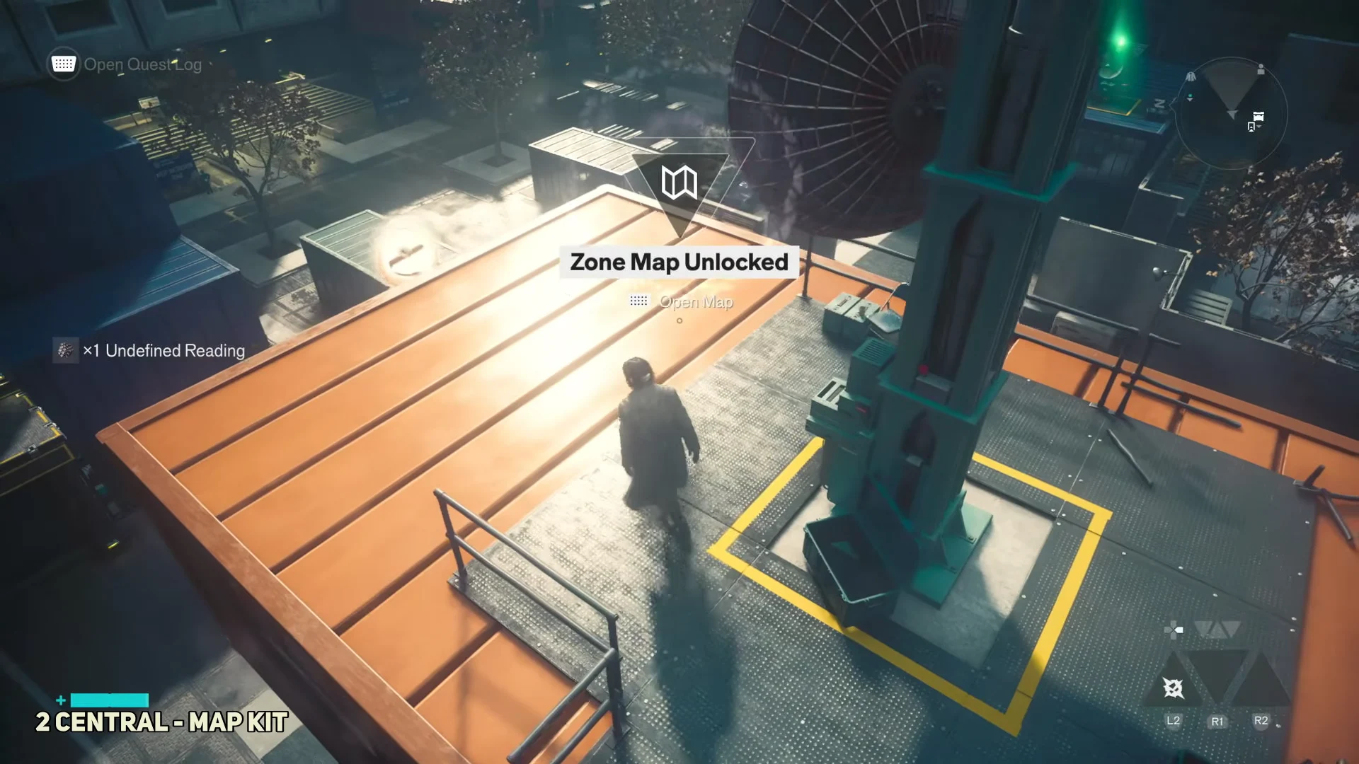 Zone Map Unlocked shown at Central’s Map Kit Pylon