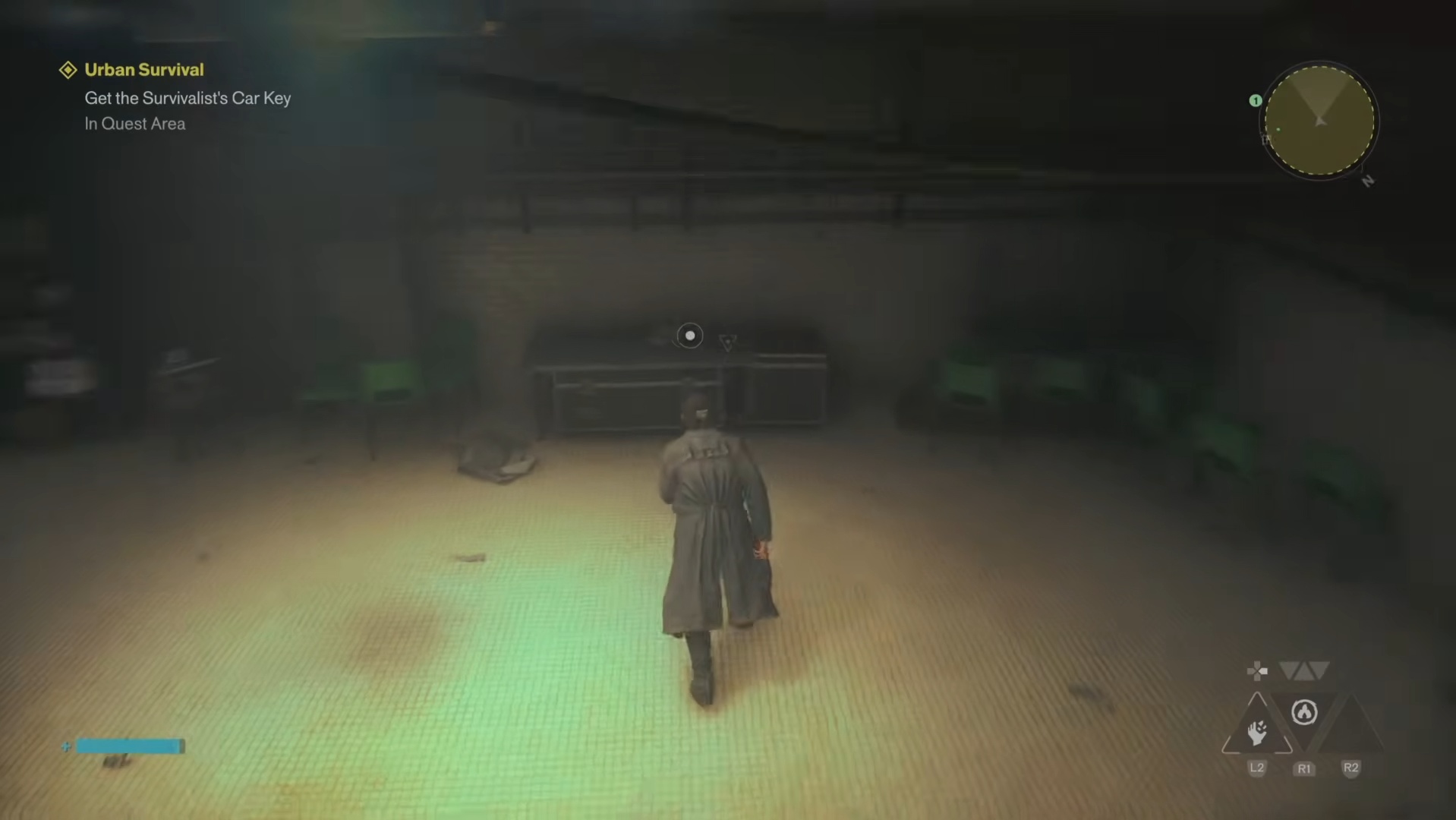 Car Keyfob on the bunker side-room counter