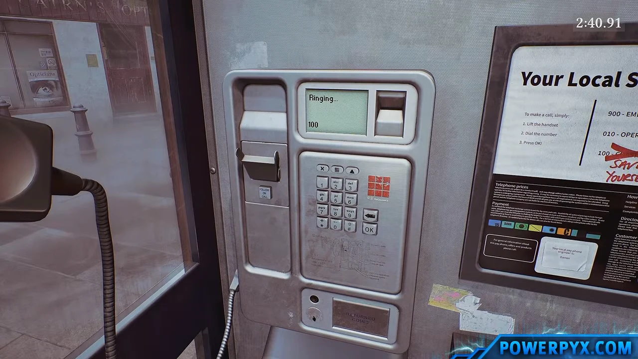 A landline for telephone interactions